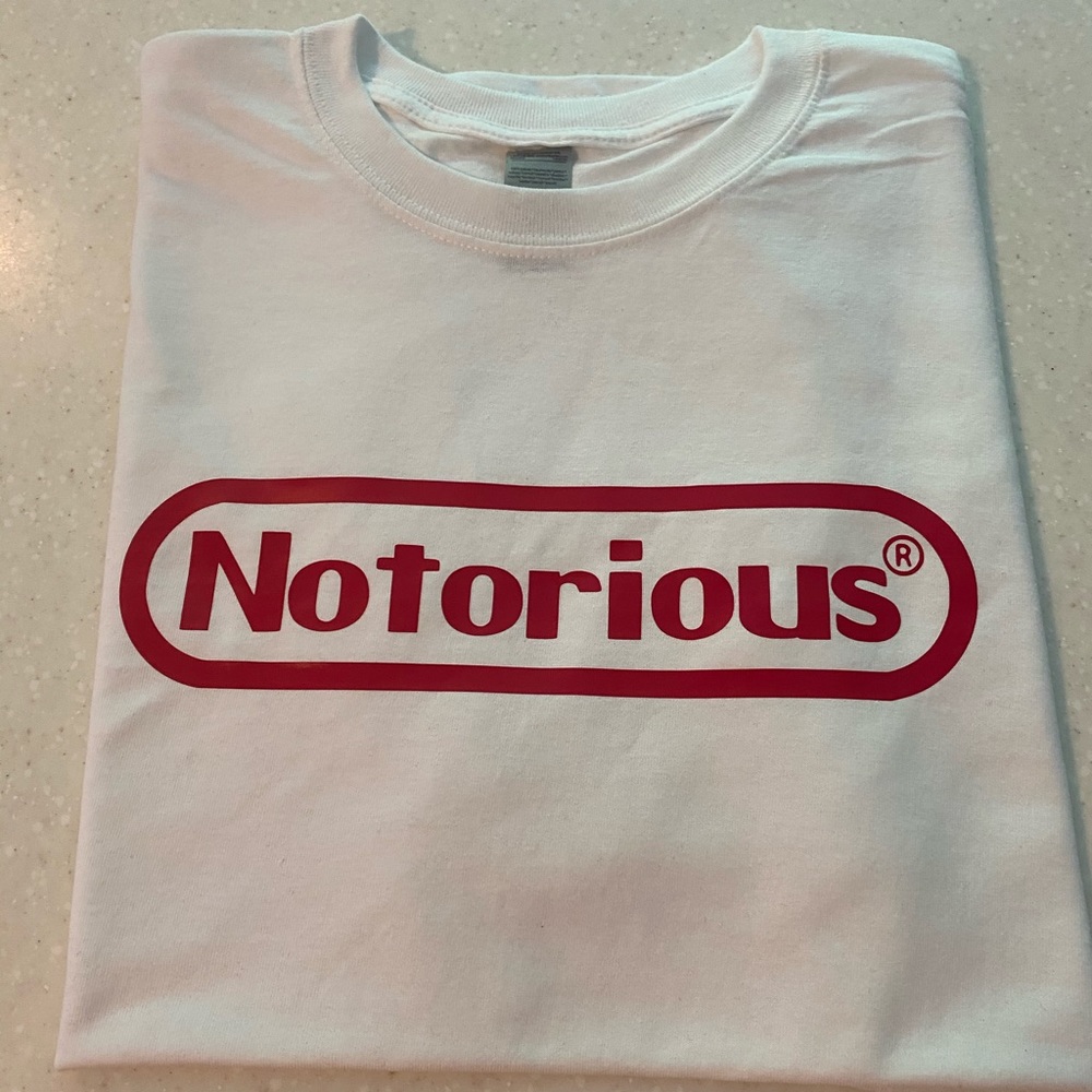 Notorious “ brand new tee.